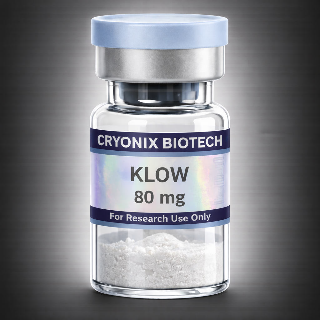 KLOW stack peptide vials