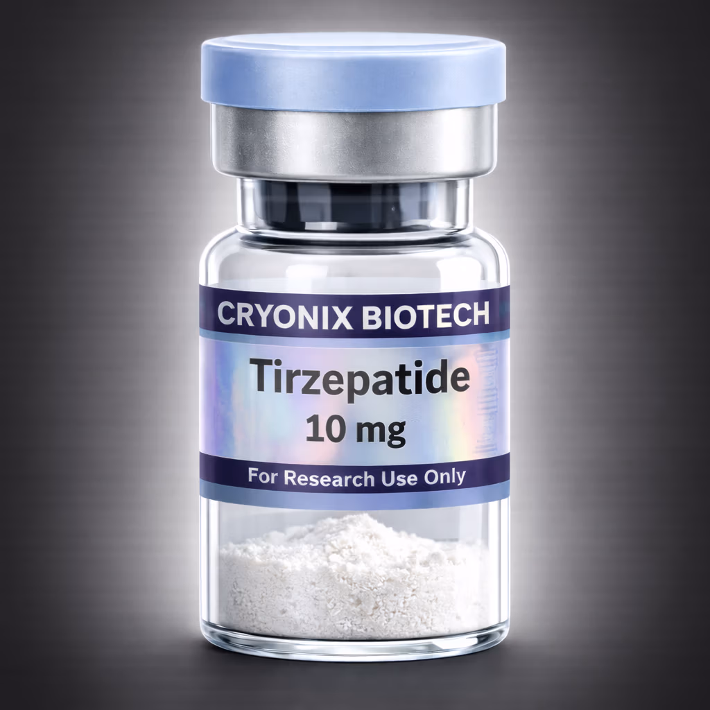 Tirzepatide peptide vial